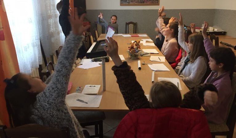 Zajęcia języka cerkiewnosłowiańskiego w Lubinie.